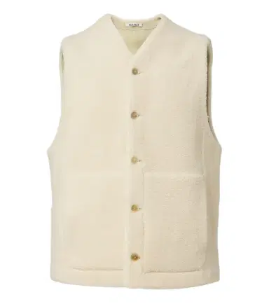 Auralee Reversible shearling vest | Thumbnail 1 Auralee Reversible shearling vest | Thumbnail 1
