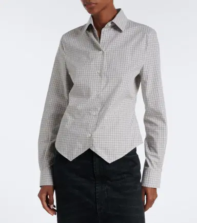 Maison Margiela Checked cotton shirt | Thumbnail 4 Maison Margiela Checked cotton shirt | Thumbnail 4