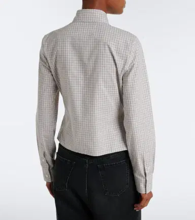 Maison Margiela Checked cotton shirt | Thumbnail 5 Maison Margiela Checked cotton shirt | Thumbnail 5