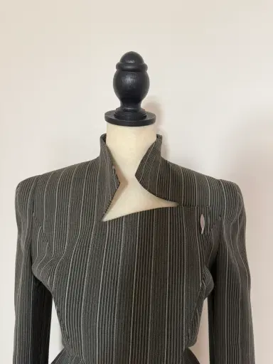 Jen Wonders Studio Pinstripe Mugler Blazer | Thumbnail 2 Jen Wonders Studio Pinstripe Mugler Blazer | Thumbnail 2