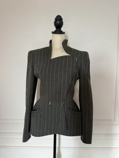 Jen Wonders Studio Pinstripe Mugler Blazer | Thumbnail 8 Jen Wonders Studio Pinstripe Mugler Blazer | Thumbnail 8
