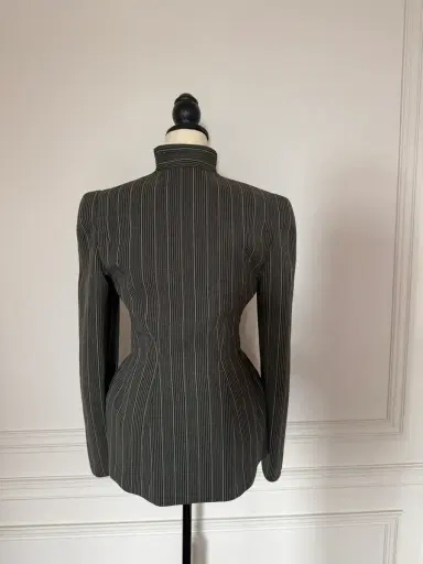 Jen Wonders Studio Pinstripe Mugler Blazer | Thumbnail 10 Jen Wonders Studio Pinstripe Mugler Blazer | Thumbnail 10