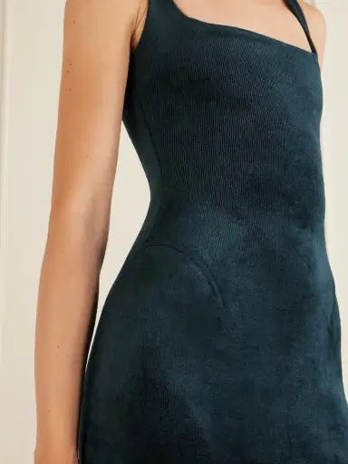 Alaïa Velvet Midi Dress | Thumbnail 4 Alaïa Velvet Midi Dress | Thumbnail 4