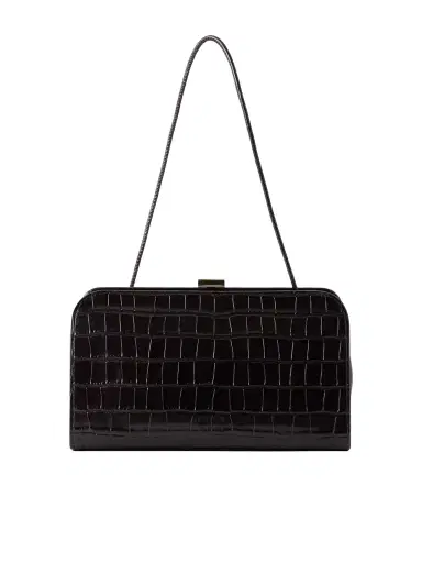 Loeffler Randall Zella Croc-effect Leather Clutch | Thumbnail 1 Loeffler Randall Zella Croc-effect Leather Clutch | Thumbnail 1