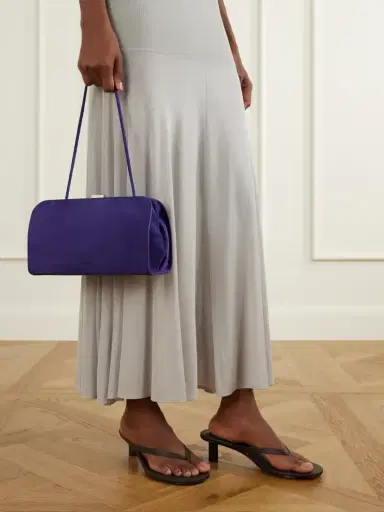 Loeffler Randall Zella Suede Clutch | Thumbnail 2 Loeffler Randall Zella Suede Clutch | Thumbnail 2