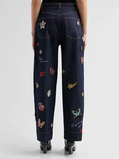 Cinq à Sept Women's Hayden Embellished Jeans | Thumbnail 3 Cinq à Sept Women's Hayden Embellished Jeans | Thumbnail 3