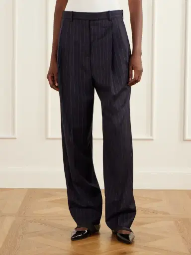 Givenchy Pinstriped Wool Tapered Pants | Thumbnail 3 Givenchy Pinstriped Wool Tapered Pants | Thumbnail 3