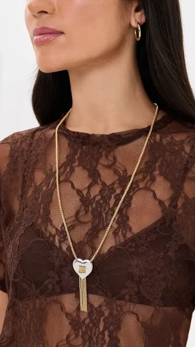 Lele Sadoughi Sweetheart Fringe Pendant Necklace | Thumbnail 3 Lele Sadoughi Sweetheart Fringe Pendant Necklace | Thumbnail 3