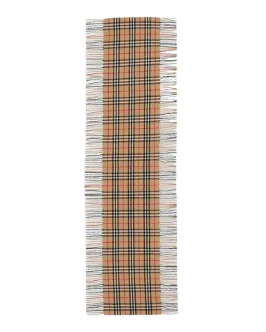Burberry Vintage Check Fringe Cashmere Scarf | Thumbnail 1 Burberry Vintage Check Fringe Cashmere Scarf | Thumbnail 1