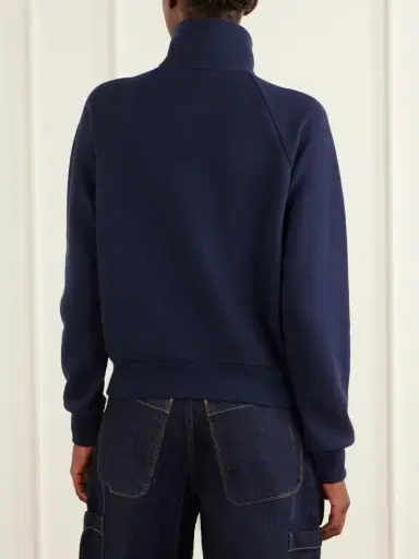 Jamie Haller The Quarter Zip Cotton Sweatshirt | Thumbnail 4 Jamie Haller The Quarter Zip Cotton Sweatshirt | Thumbnail 4