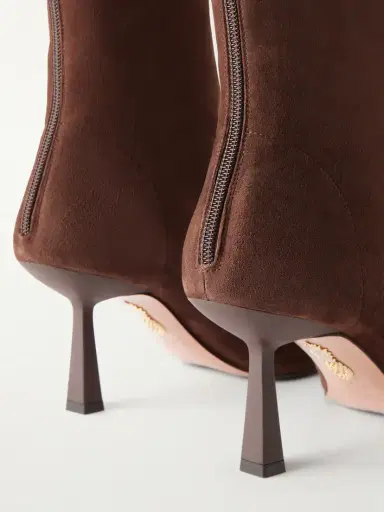 Aquazzura Sentier 75 Suede Ankle Boots | Thumbnail 5 Aquazzura Sentier 75 Suede Ankle Boots | Thumbnail 5