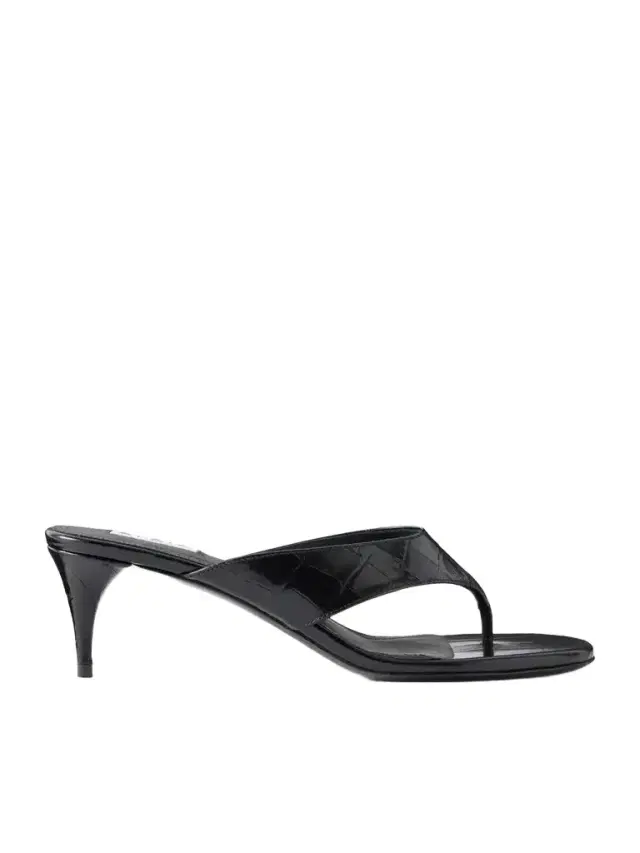 Infra 55 Croc-effect Leather Thong Sandals Infra 55 Croc-effect Leather Thong Sandals