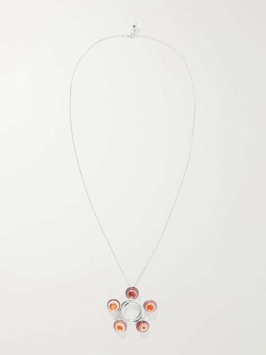 Lemaire Silver-tone Agate Necklace | Thumbnail 1 Lemaire Silver-tone Agate Necklace | Thumbnail 1