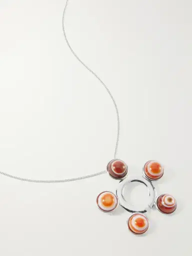 Lemaire Silver-tone Agate Necklace | Thumbnail 4 Lemaire Silver-tone Agate Necklace | Thumbnail 4