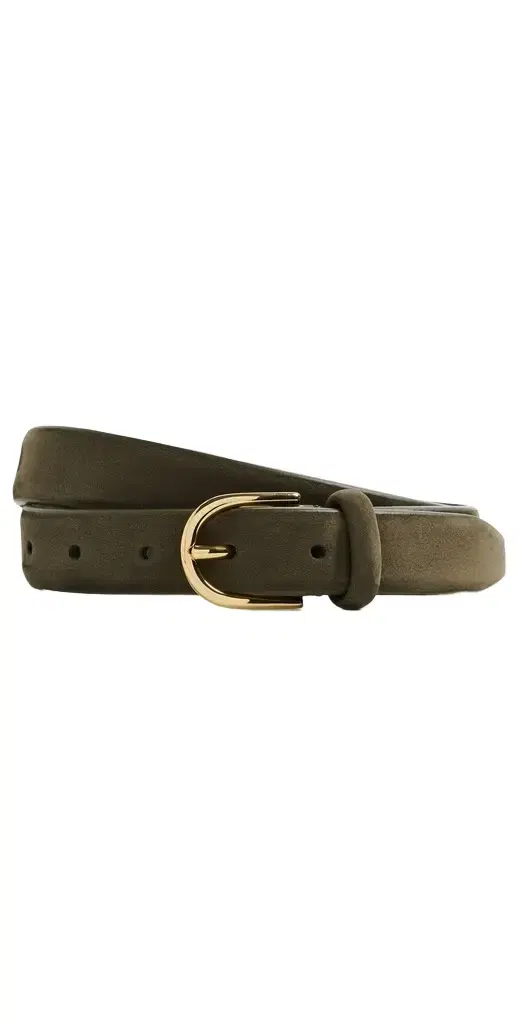 Slim Nubuck Leather Belt Slim Nubuck Leather Belt