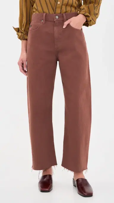 Ag Hattie Crop Barrel Jeans | Thumbnail 2 Ag Hattie Crop Barrel Jeans | Thumbnail 2