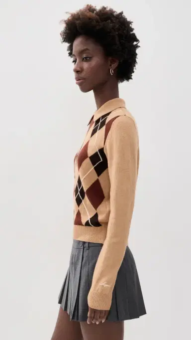 MSGM Argyle Sweater | Thumbnail 4 MSGM Argyle Sweater | Thumbnail 4