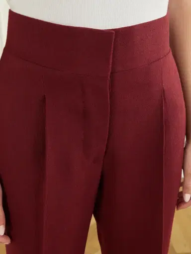 Giuliva Heritage The Other Smoking Pleated Wool-blend Crepe Straight-leg Pants | Thumbnail 5 Giuliva Heritage The Other Smoking Pleated Wool-blend Crepe Straight-leg Pants | Thumbnail 5