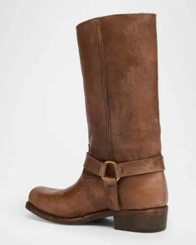Golden Goose Biker Leather Mid-Calf Boots | Thumbnail 4 Golden Goose Biker Leather Mid-Calf Boots | Thumbnail 4