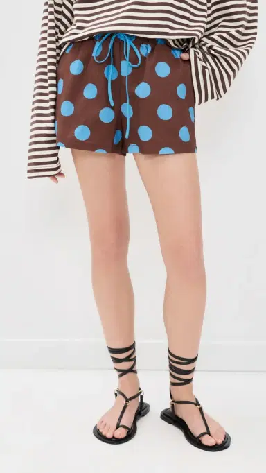 Bailey Rose Polka Dot Mini Shorts | Thumbnail 3 Bailey Rose Polka Dot Mini Shorts | Thumbnail 3