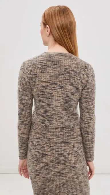 Co Long Sleeve Ruched Knit Top | Thumbnail 3 Co Long Sleeve Ruched Knit Top | Thumbnail 3