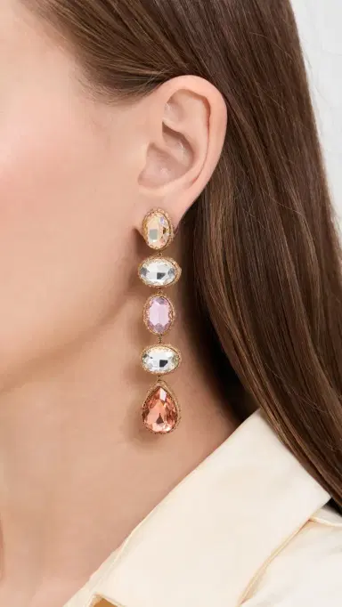 Deepa Gurnani Deepa By Tyra Earrings | Thumbnail 3 Deepa Gurnani Deepa By Tyra Earrings | Thumbnail 3
