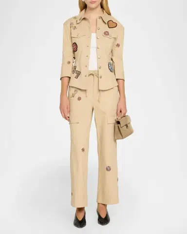 Cinq à Sept Canyon Retro Love Scrunched Jacket | Thumbnail 2 Cinq à Sept Canyon Retro Love Scrunched Jacket | Thumbnail 2