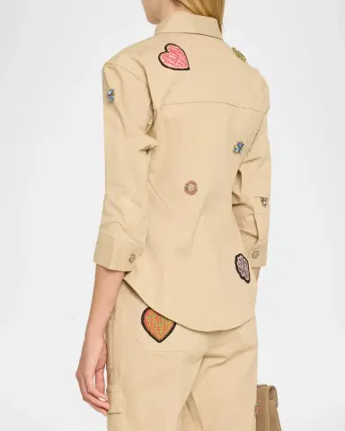 Cinq à Sept Canyon Retro Love Scrunched Jacket | Thumbnail 3 Cinq à Sept Canyon Retro Love Scrunched Jacket | Thumbnail 3