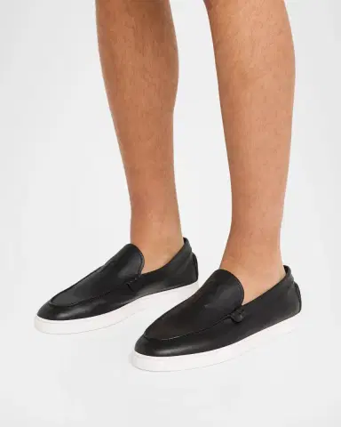 Christian Louboutin Men's NeoCL Leather Boat Shoes | Thumbnail 2 Christian Louboutin Men's NeoCL Leather Boat Shoes | Thumbnail 2