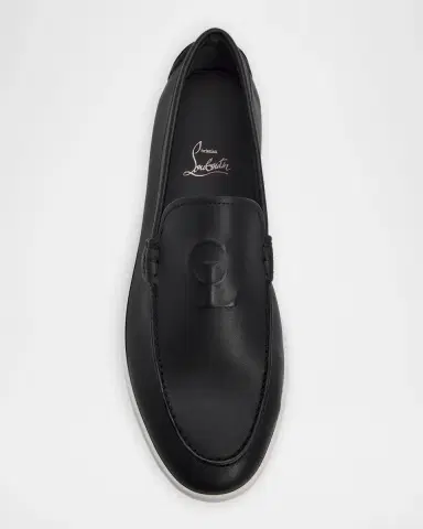 Christian Louboutin Men's NeoCL Leather Boat Shoes | Thumbnail 6 Christian Louboutin Men's NeoCL Leather Boat Shoes | Thumbnail 6