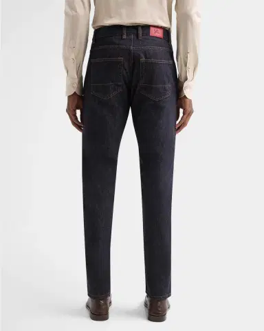 Isaia Men's Light Denim Slim Jeans | Thumbnail 3 Isaia Men's Light Denim Slim Jeans | Thumbnail 3