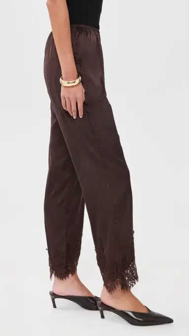 Bailey Rose Lace Trim Pants | Thumbnail 4 Bailey Rose Lace Trim Pants | Thumbnail 4