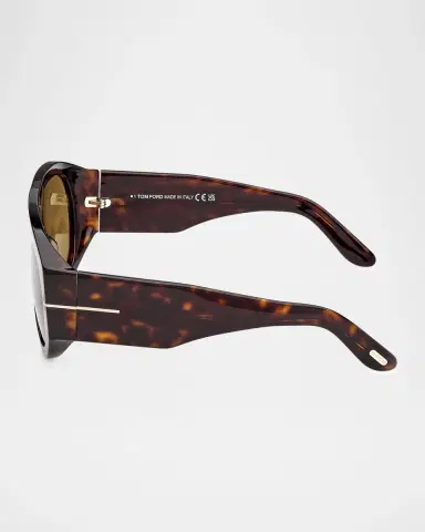 Tom Ford Bronson 60MM Acetate Pilot Sunglasses | Thumbnail 3 Tom Ford Bronson 60MM Acetate Pilot Sunglasses | Thumbnail 3