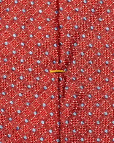 Eton Men's Geometric Diamond Silk Tie | Thumbnail 3 Eton Men's Geometric Diamond Silk Tie | Thumbnail 3