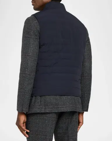 Brunello Cucinelli Men's Quilted Vest | Thumbnail 3 Brunello Cucinelli Men's Quilted Vest | Thumbnail 3