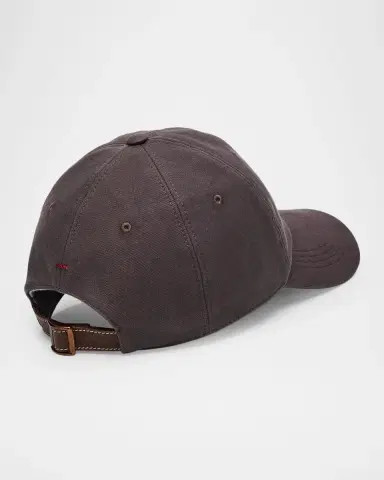 Brunello Cucinelli Logo Denim Baseball Cap | Thumbnail 2 Brunello Cucinelli Logo Denim Baseball Cap | Thumbnail 2
