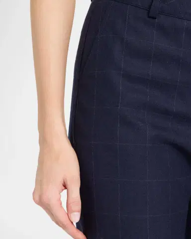MAISON COMMON Windowpane Wool Flannel Slim-Leg Ankle Pants | Thumbnail 5 MAISON COMMON Windowpane Wool Flannel Slim-Leg Ankle Pants | Thumbnail 5