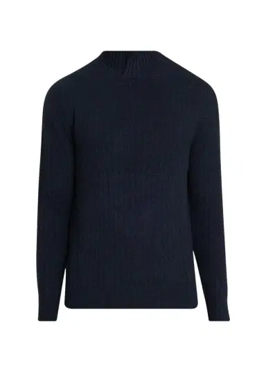 Baldassari Men's Fontana Ribbed Cotton Sweater | Thumbnail 1 Baldassari Men's Fontana Ribbed Cotton Sweater | Thumbnail 1