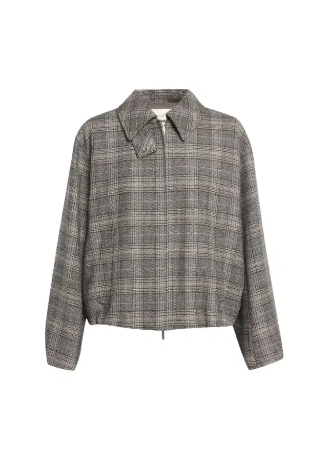 Glen Check Bomber Jacket Glen Check Bomber Jacket