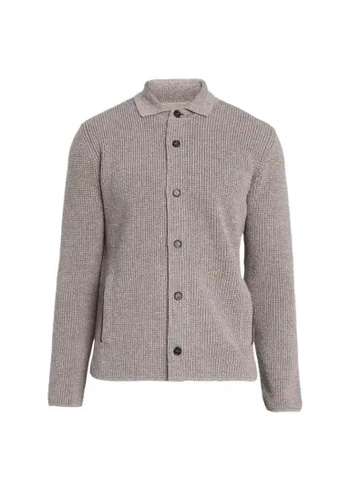 Baldassari Men's Light Brenta Cotton Overshirt | Thumbnail 1 Baldassari Men's Light Brenta Cotton Overshirt | Thumbnail 1