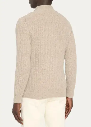 Baldassari Canova Cotton Half-Zip Sweater | Thumbnail 3 Baldassari Canova Cotton Half-Zip Sweater | Thumbnail 3