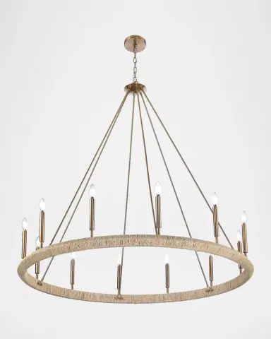 Arabela Lighting Cabana 52" 12-Light Chandelier | Thumbnail 2 Arabela Lighting Cabana 52" 12-Light Chandelier | Thumbnail 2