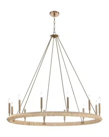 Arabela Lighting Cabana 52" 12-Light Chandelier | Thumbnail 1 Arabela Lighting Cabana 52" 12-Light Chandelier | Thumbnail 1