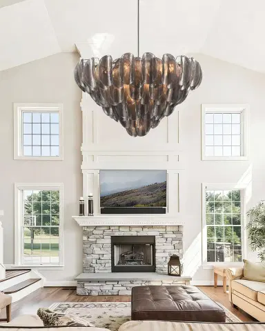 Arabela Lighting Chateau 39" 17-Light Chandelier | Thumbnail 8 Arabela Lighting Chateau 39" 17-Light Chandelier | Thumbnail 8