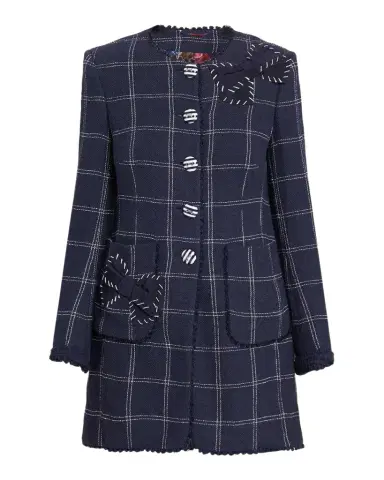 MAISON COMMON Windowpane Long jacket | Thumbnail 1 MAISON COMMON Windowpane Long jacket | Thumbnail 1