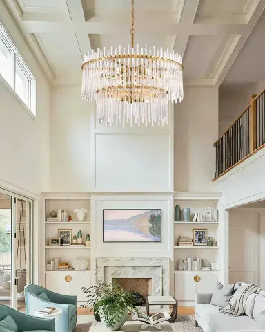 Arabela Lighting Icicles 36" 12-Light Chandelier | Thumbnail 4 Arabela Lighting Icicles 36" 12-Light Chandelier | Thumbnail 4