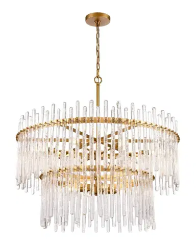 Arabela Lighting Icicles 36" 12-Light Chandelier | Thumbnail 1 Arabela Lighting Icicles 36" 12-Light Chandelier | Thumbnail 1
