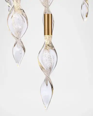 Arabela Lighting Aurora 50" 14-Light LED Linear Chandelier | Thumbnail 3 Arabela Lighting Aurora 50" 14-Light LED Linear Chandelier | Thumbnail 3