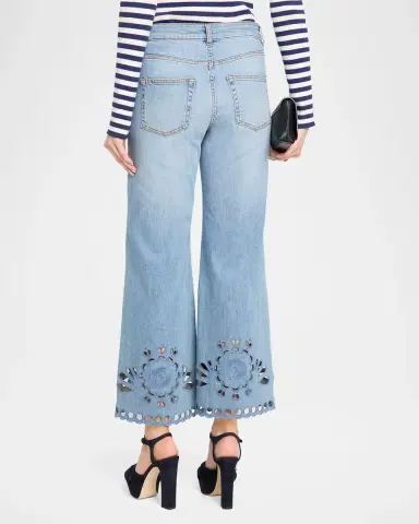 MAISON COMMON Wide-Leg Cutout Denim Pants | Thumbnail 3 MAISON COMMON Wide-Leg Cutout Denim Pants | Thumbnail 3
