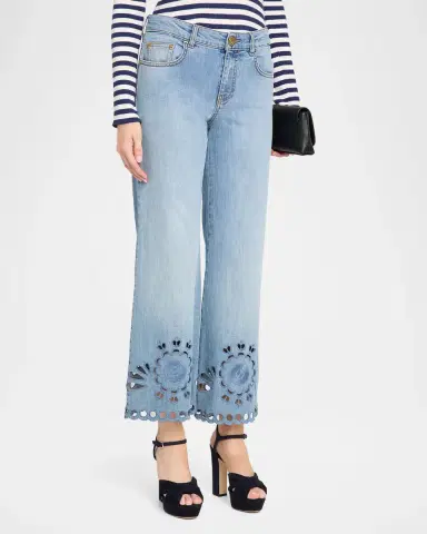 MAISON COMMON Wide-Leg Cutout Denim Pants | Thumbnail 4 MAISON COMMON Wide-Leg Cutout Denim Pants | Thumbnail 4